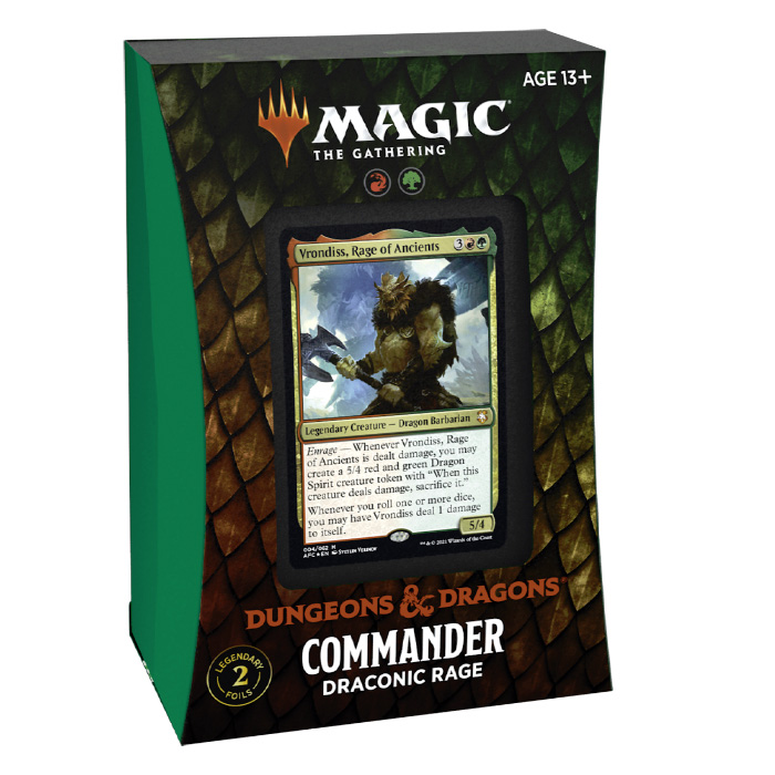 Magic TG - Adventures in the Forgotten Realms commander deck: Draconic Rage