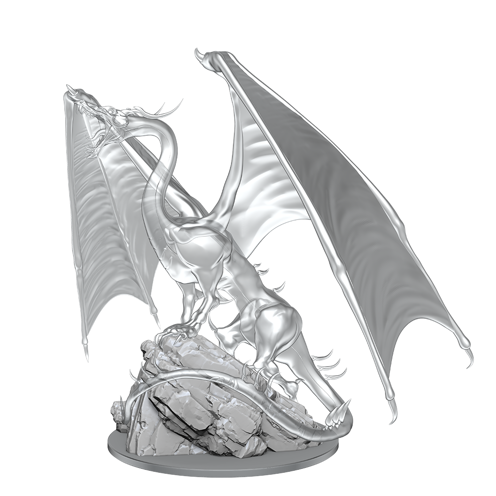 Dungeons & Dragons: Nolzur's Miniatures -  Young Emerald Dragon