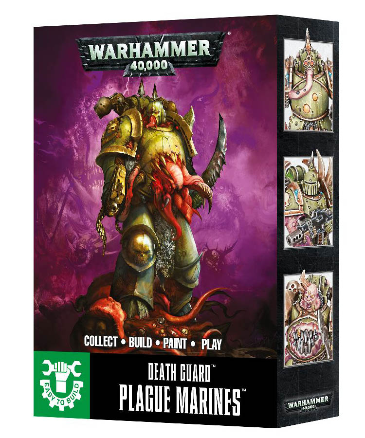 W40 - Easy to Build: Death Guard Plague Marines