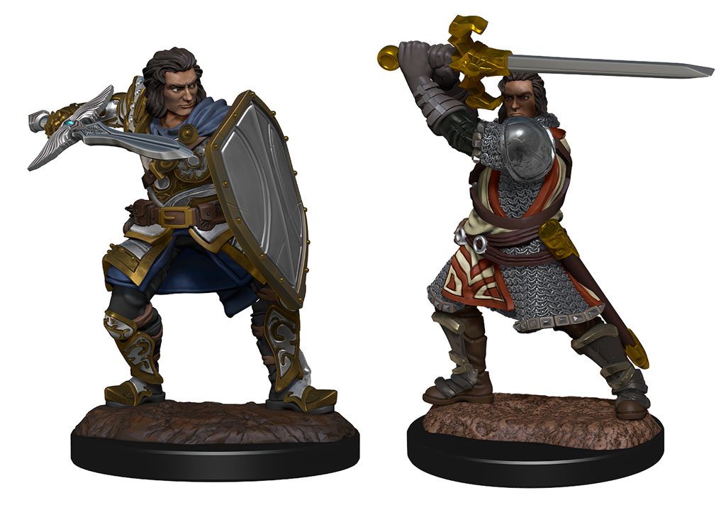 Dungeons & Dragons: Nolzur's Miniatures - Male Human Paladin