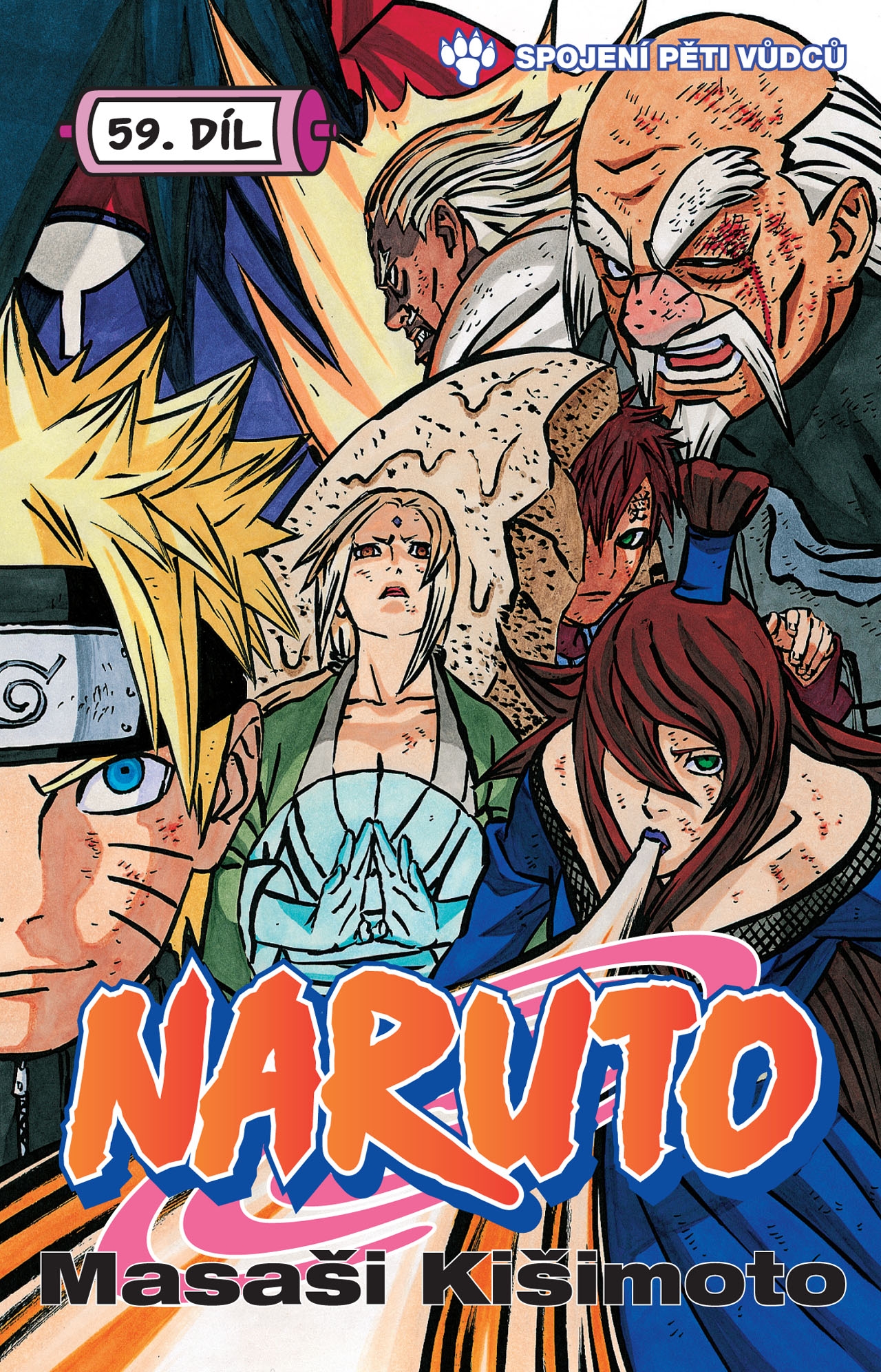 Kišimoto M.- Naruto 59: Spojení pěti vůdců