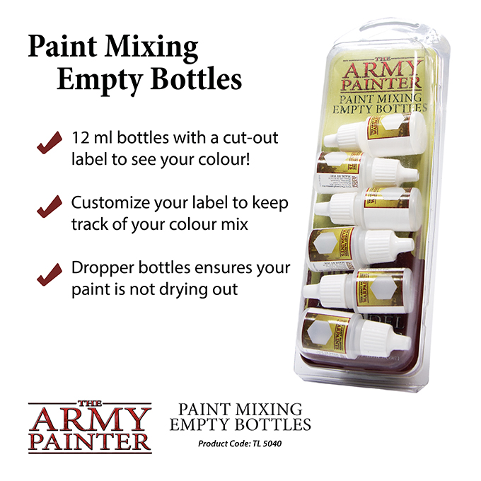 AP - Paint Mixing Empty Bottles